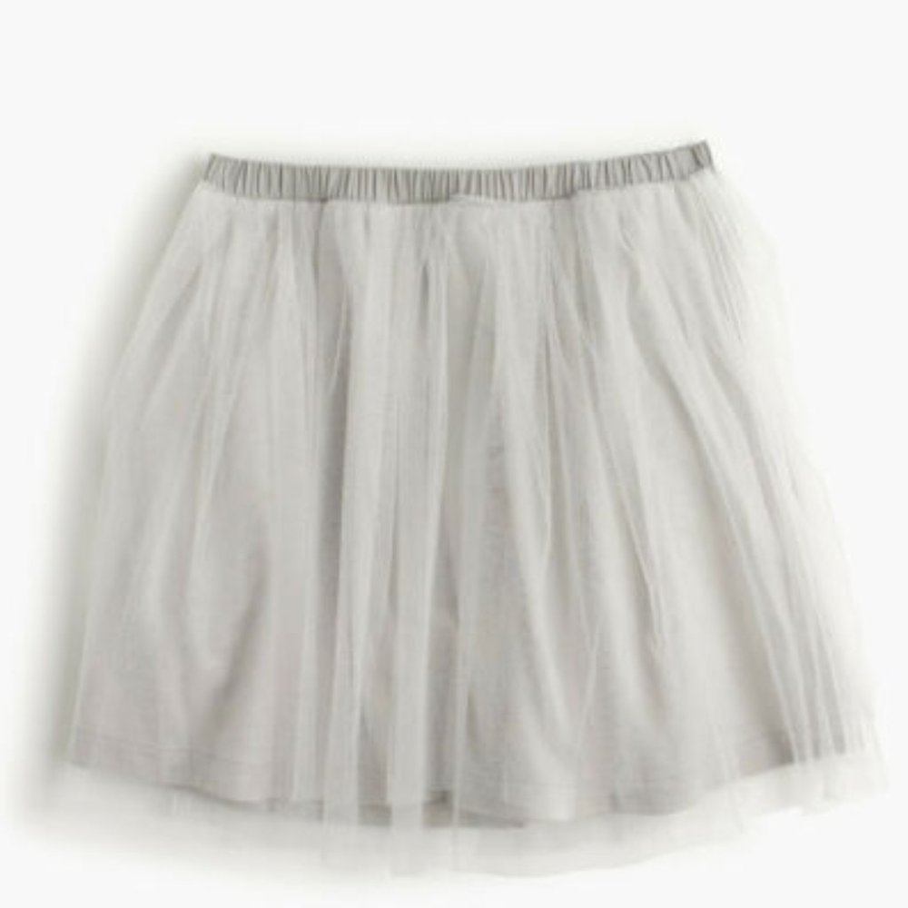 Crewcuts J.Crew Girl Grey Tutu Skirt Size 4-5